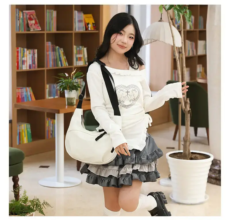 Lightweight Nylon Commuter Bag for Students Women — feature 38