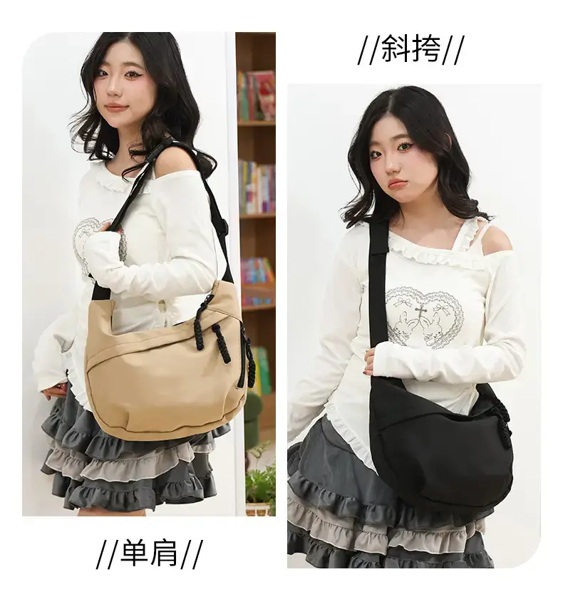 Lightweight Nylon Commuter Bag for Students Women — feature 8