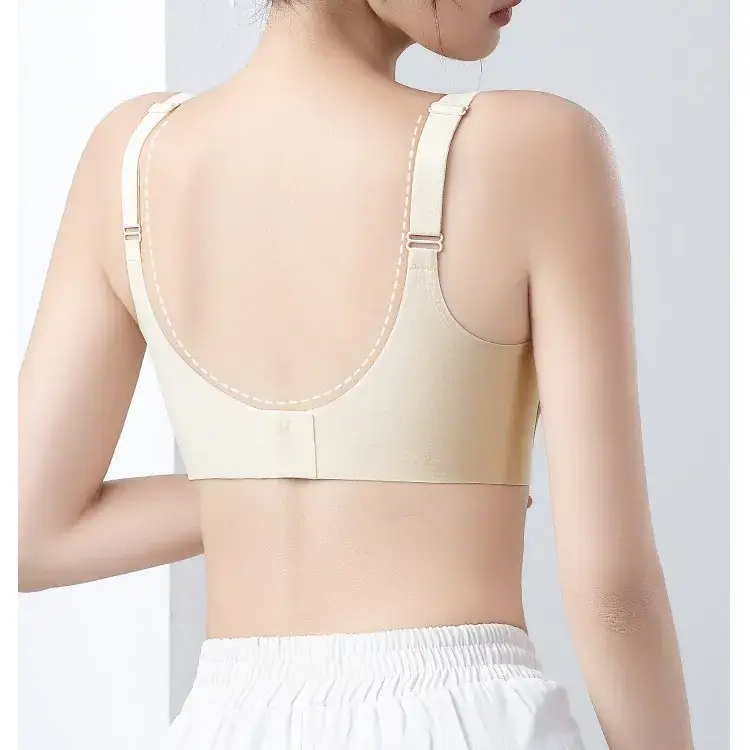 Traceless Push-Up Bra Women Small Non-Rimless Soft Support - Image 2