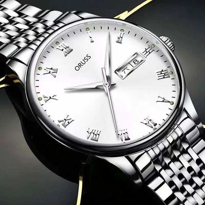 Orrus 1853 Men's Quartz Watch Silver Stainless Band