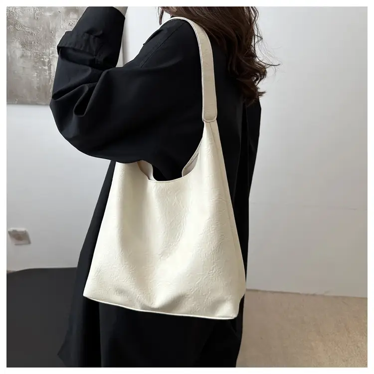 Black 2-Piece Shoulder Tote with Zipper Compartment — feature 16