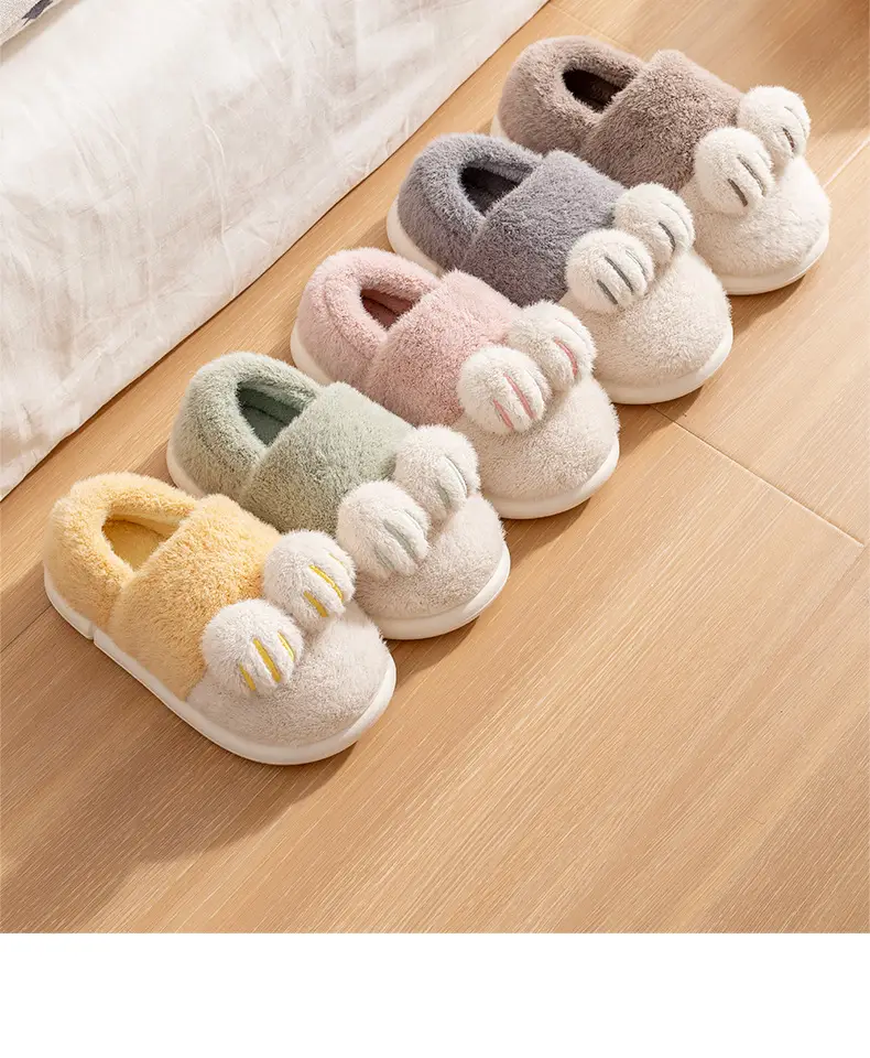 Women Winter Plush Cotton Slippers All-Inclusive Heel 2025 — feature 10