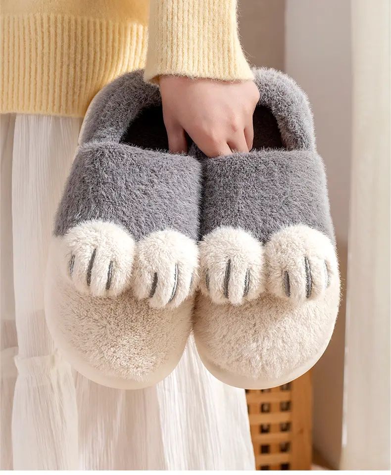 Women Winter Plush Cotton Slippers All-Inclusive Heel 2025 — feature 7