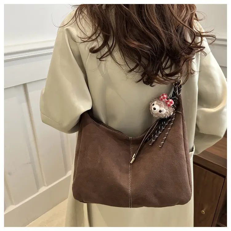 2024 Winter Texturized Retro Shoulder Bag Women — feature 34