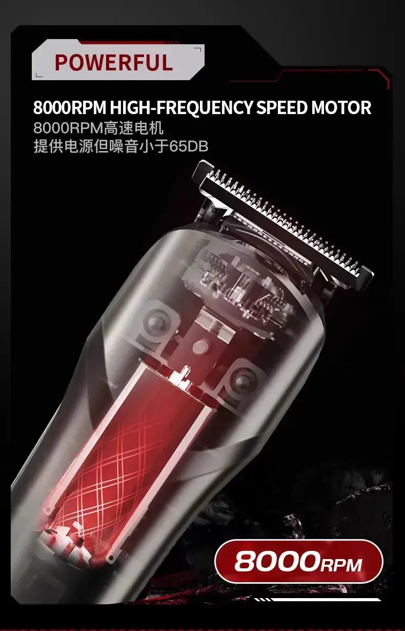 Rechargeable Hair Clipper for Men Women Lightweight Electric — feature 4