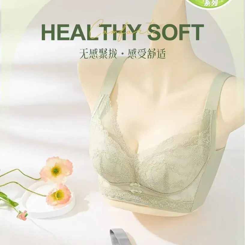 New French Style Lace Push Up Bra 8085 - Image 7