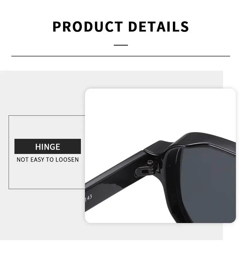 Men's Black Pilot Sunglasses with Gold Accents — feature 5