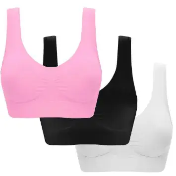 White Cross-Border 3-Piece Sports Bra Set - Image 7