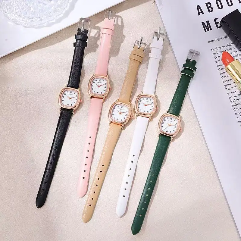 Pink Quartz Watch for Women with Belt Strap - Image 6