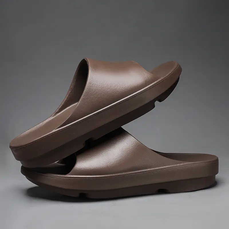Slippers Women's Summer Outer Wear Height-increasing Non-smelly Foot-resistant Wear-resistant Slides EVA Home Non-slip All-match Couple Slippers - Image 5