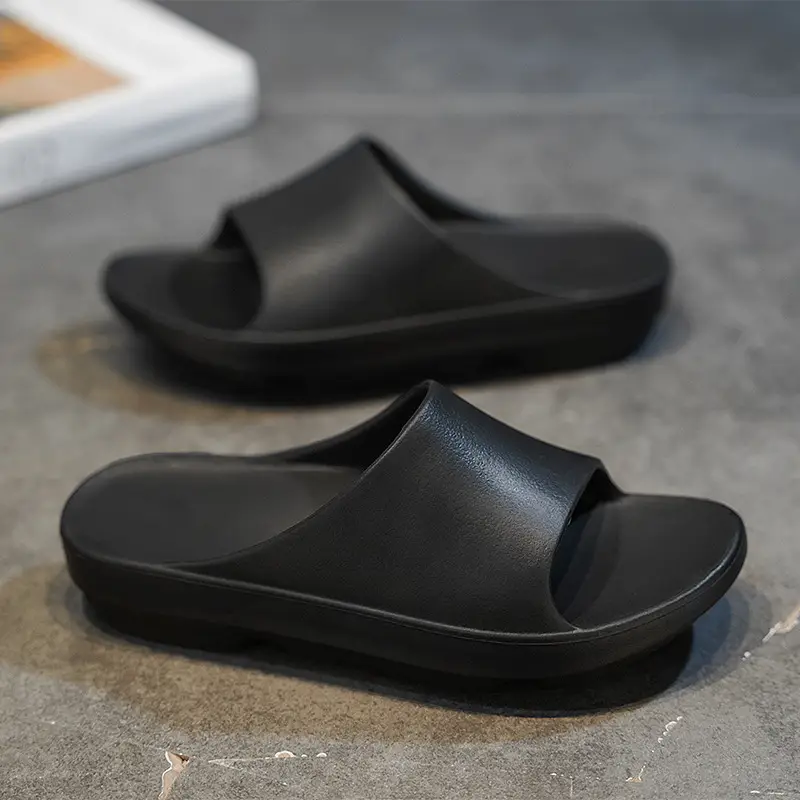 Slippers Women's Summer Outer Wear Height-increasing Non-smelly Foot-resistant Wear-resistant Slides EVA Home Non-slip All-match Couple Slippers - Image 6