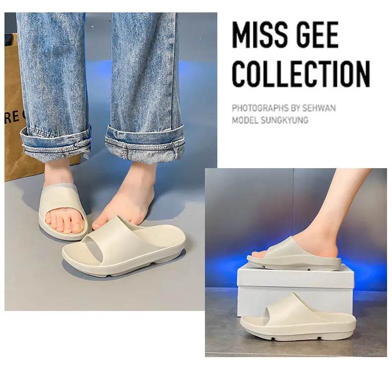 Slippers Women's Summer Outer Wear Height-increasing Non-smelly Foot-resistant Wear-resistant Slides EVA Home Non-slip All-match Couple Slippers — feature 10