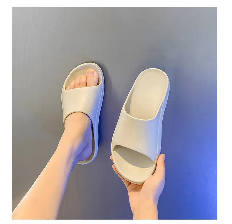 Slippers Women's Summer Outer Wear Height-increasing Non-smelly Foot-resistant Wear-resistant Slides EVA Home Non-slip All-match Couple Slippers — feature 11