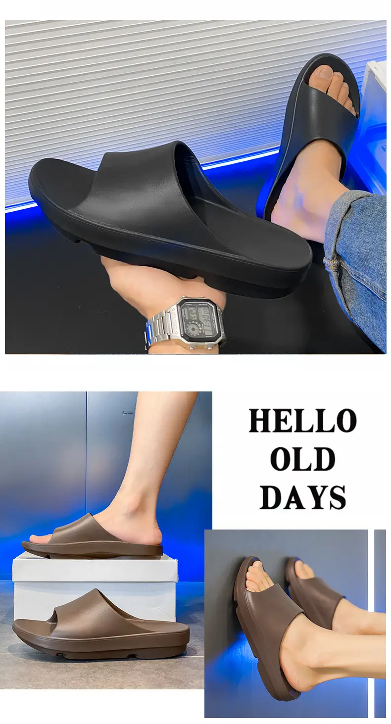 Slippers Women's Summer Outer Wear Height-increasing Non-smelly Foot-resistant Wear-resistant Slides EVA Home Non-slip All-match Couple Slippers — feature 16