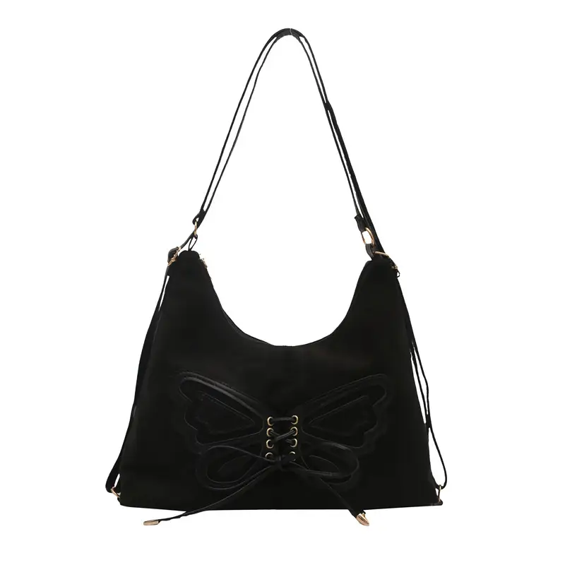 Women's Butterfly Underarm Bag Brown New Winter 2024
