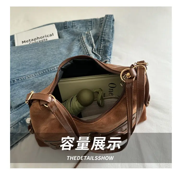 Women's Butterfly Underarm Bag Brown New Winter 2024 — feature 8