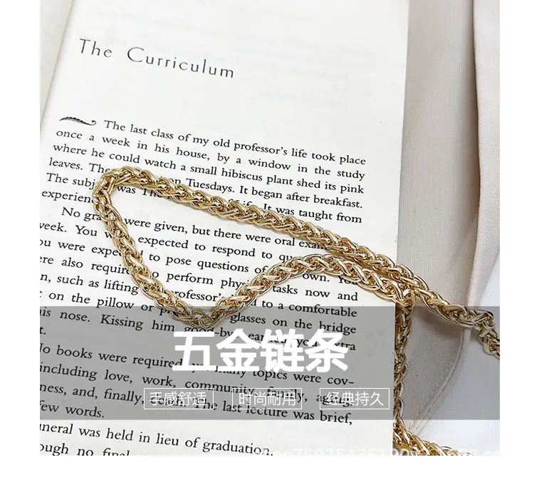 Green Textured Diamond Chain Bucket Bag for Women — feature 8