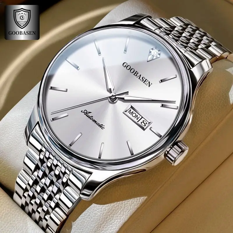 Guberson Anti-Mechanical Men's Watch Silver Stainless Steel - Image 2