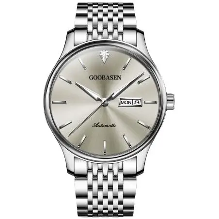 Guberson Anti-Mechanical Men's Watch Silver Stainless Steel - Image 7