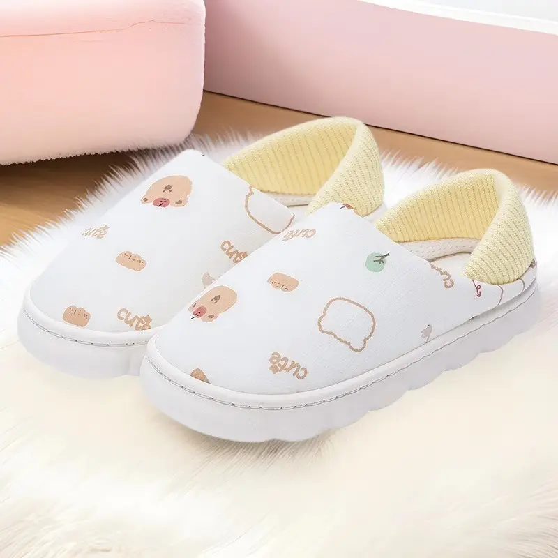 Pregnant Women's Moon Shoes Thin Autumn and Winter Comfortable Cotton Slippers Women's Postpartum Slippers Bag with Non-slip Outer Wear Soft Bottom Breathable - Image 5