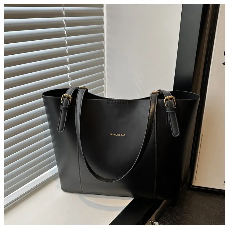 Vintage Style Shoulder Tote Bag Brown Beige 2024 Winter — feature 25