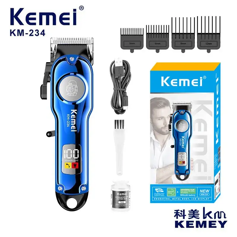 Electric Hair Clipper with 3 Colors & High Power - Image 5