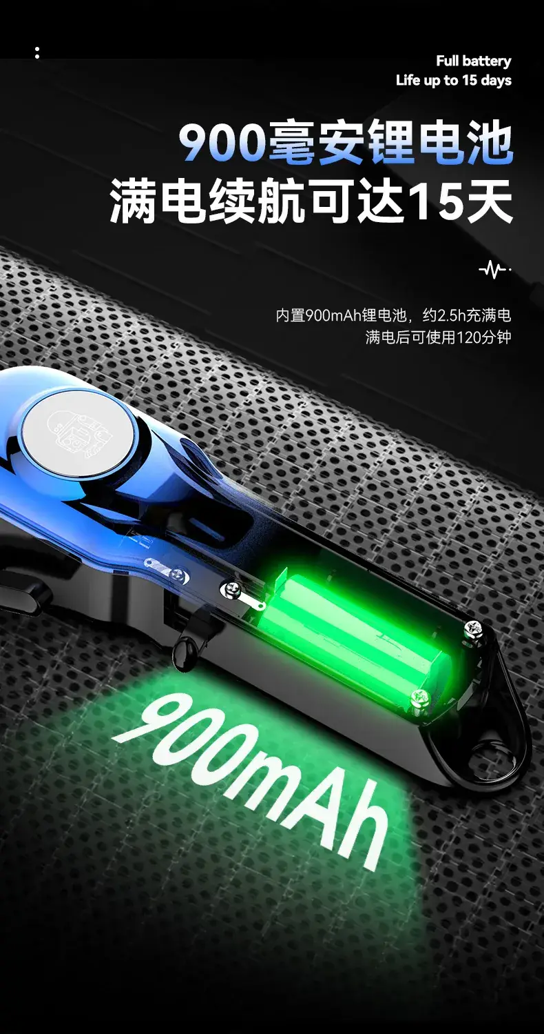 Electric Hair Clipper with 3 Colors & High Power — feature 6