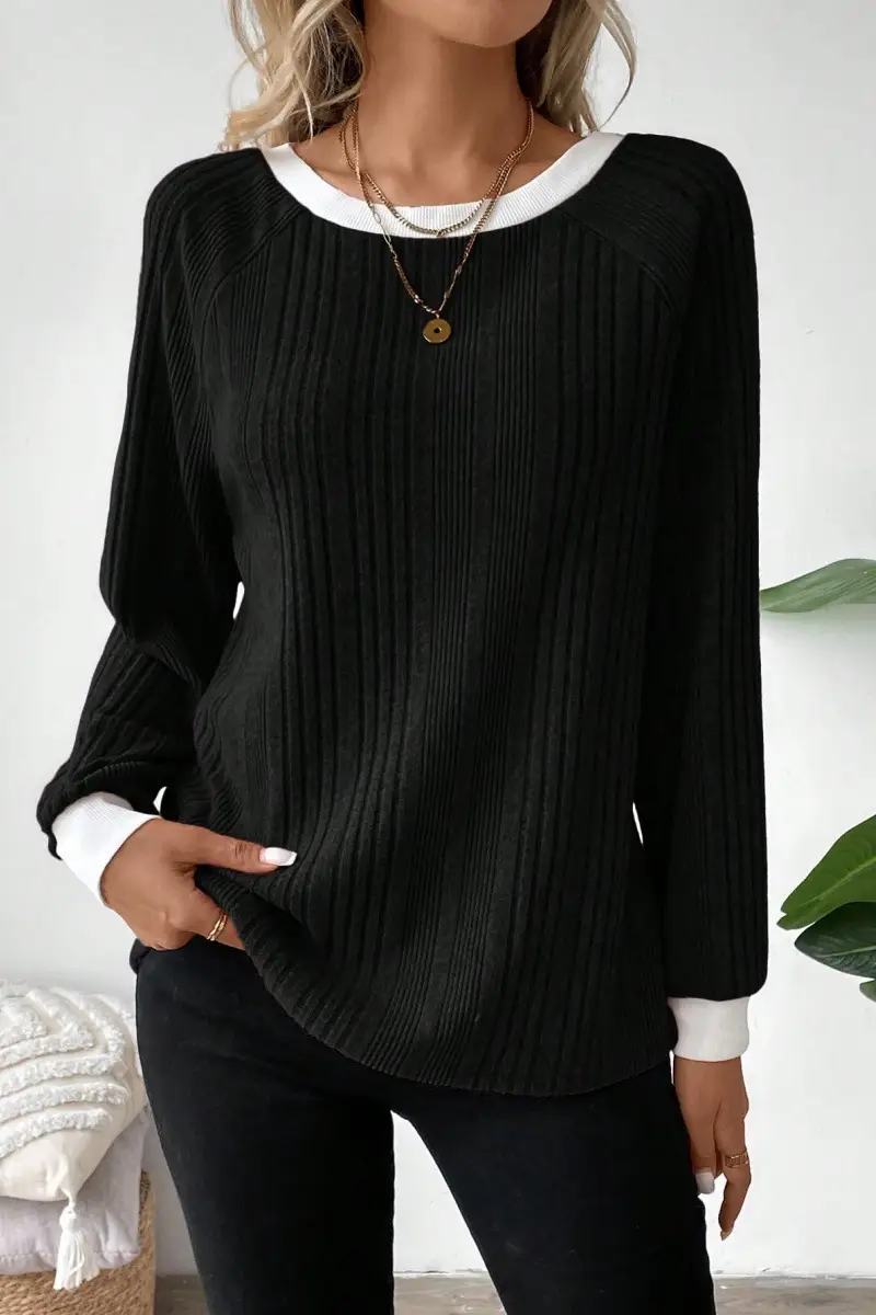 2024 Women's 20 Round Neck Long Sleeve Sweater — feature 16