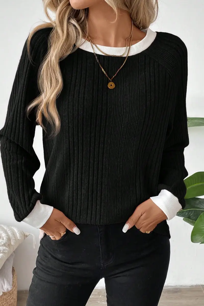 2024 Women's 20 Round Neck Long Sleeve Sweater — feature 18