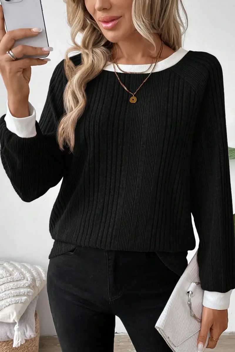 2024 Women's 20 Round Neck Long Sleeve Sweater — feature 19