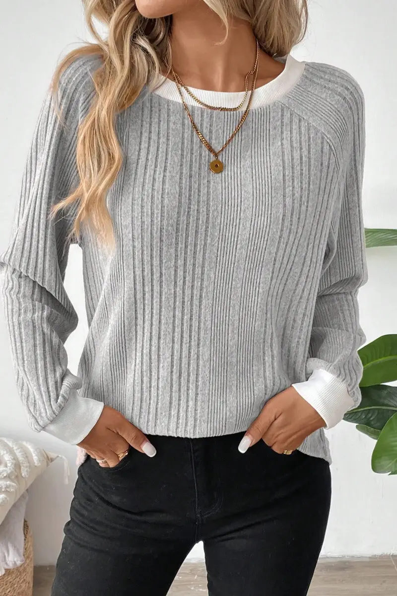 2024 Women's 20 Round Neck Long Sleeve Sweater — feature 24