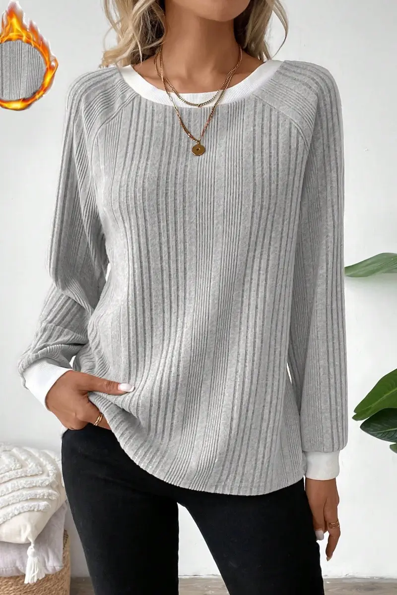 2024 Women's 20 Round Neck Long Sleeve Sweater — feature 25