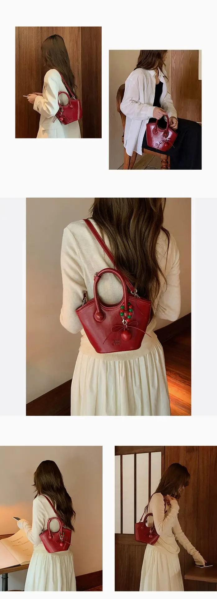 Nanfeng Cherry Love Shoulder Crossbody Bag Women — feature 6