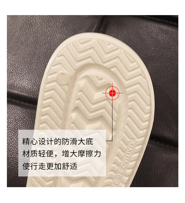 Thick-soled eva sandals and slippers for women's summer outdoor wear cute red apple indoor home bathroom bath non-slip slipper — feature 34