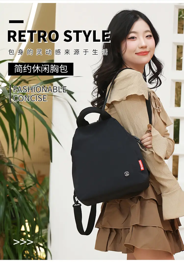 White Waterproof Lightweight Commuter Backpack — feature 5