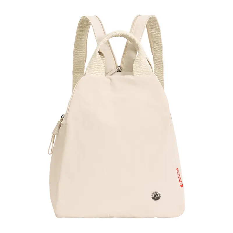 White Waterproof Lightweight Commuter Backpack - Image 2