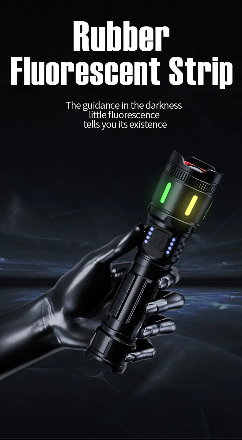Portable Super Bright Xenon Flashlight with Long Range Zoom — feature 11