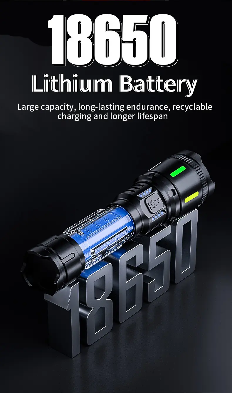Portable Super Bright Xenon Flashlight with Long Range Zoom — feature 5