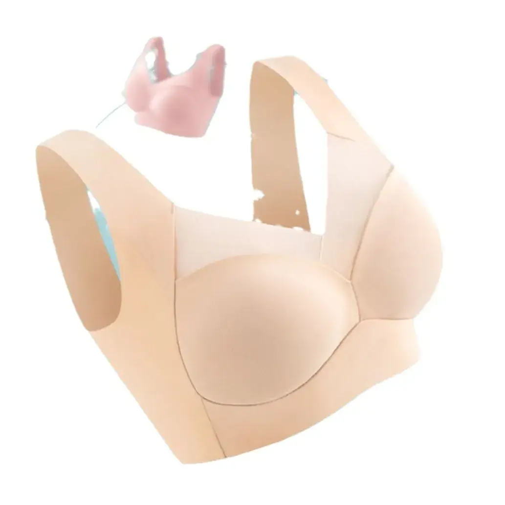 Traceless Back Bra Push Up Adjustable Large Chest Small - Image 5