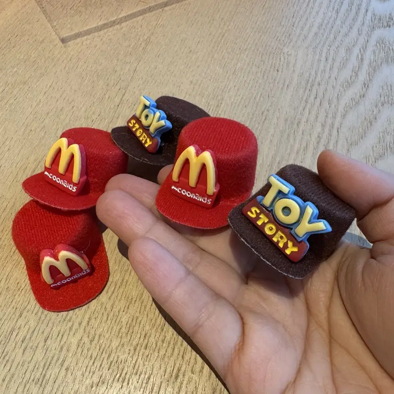 McDonald's Flocking Duck Tongue Hat 10cm Cotton Doll