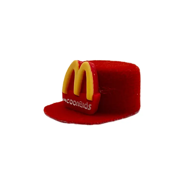 McDonald's Flocking Duck Tongue Hat 10cm Cotton Doll