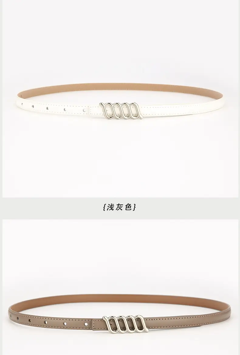 Women Genuine Leather Belt Black Decoration Korean Style — feature 11