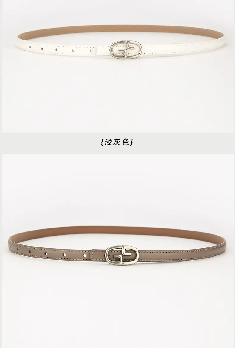 Women Genuine Leather Belt Black Decoration Korean Style — feature 15