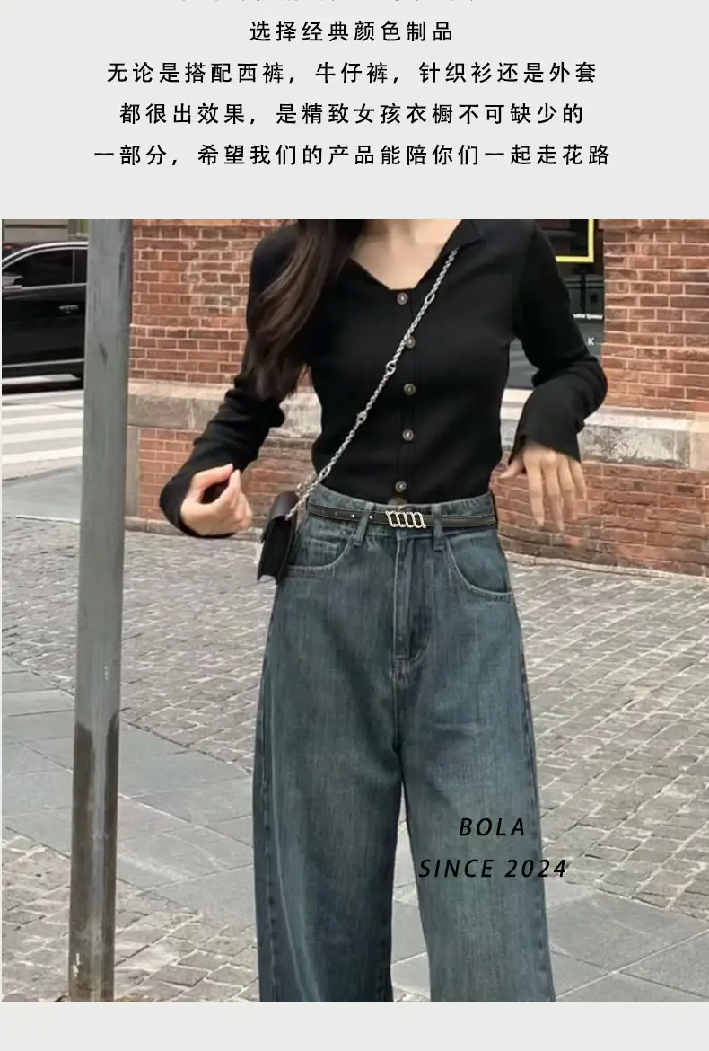 Women Genuine Leather Belt Black Decoration Korean Style — feature 5