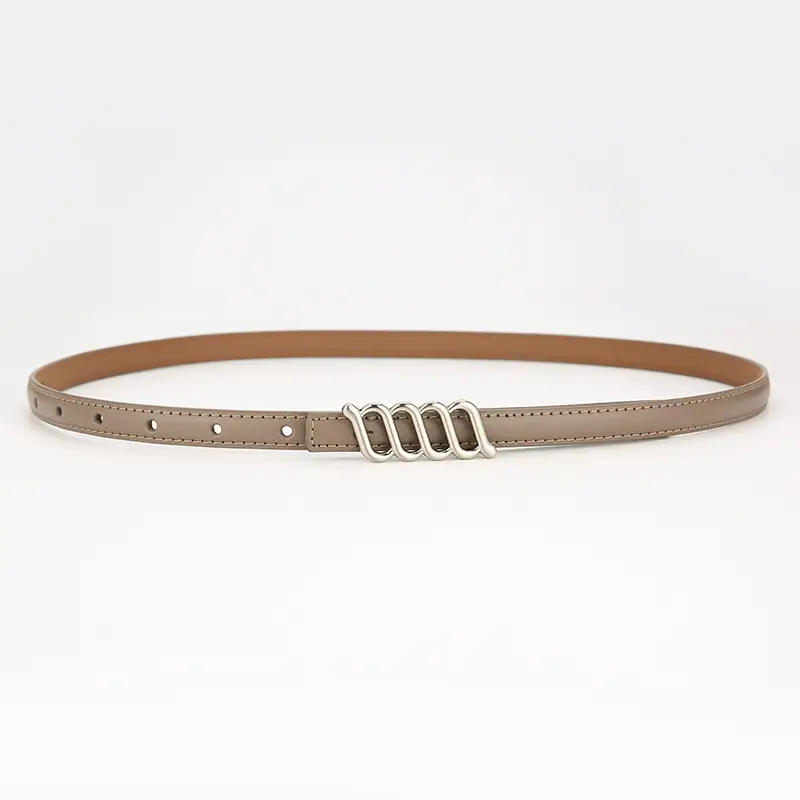 Women Genuine Leather Belt Black Decoration Korean Style - Image 12