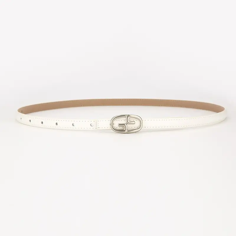 Women Genuine Leather Belt Black Decoration Korean Style - Image 5