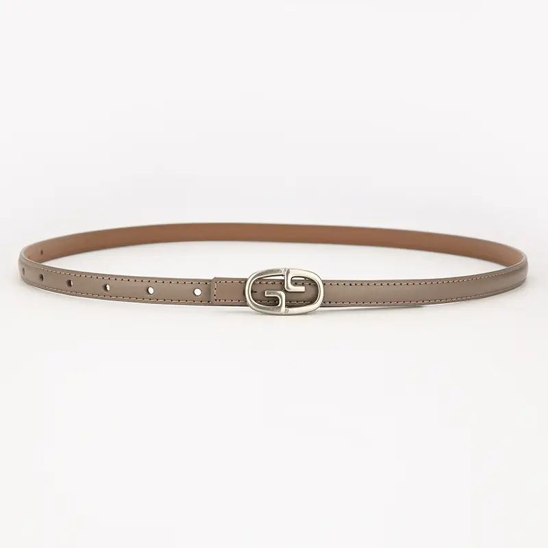 Women Genuine Leather Belt Black Decoration Korean Style - Image 6