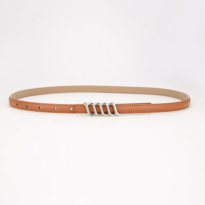 Women Genuine Leather Belt Black Decoration Korean Style - Image 8