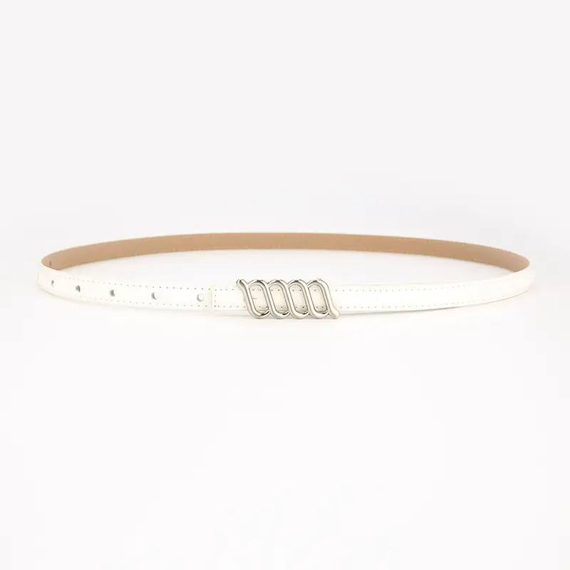 Women Genuine Leather Belt Black Decoration Korean Style - Image 9