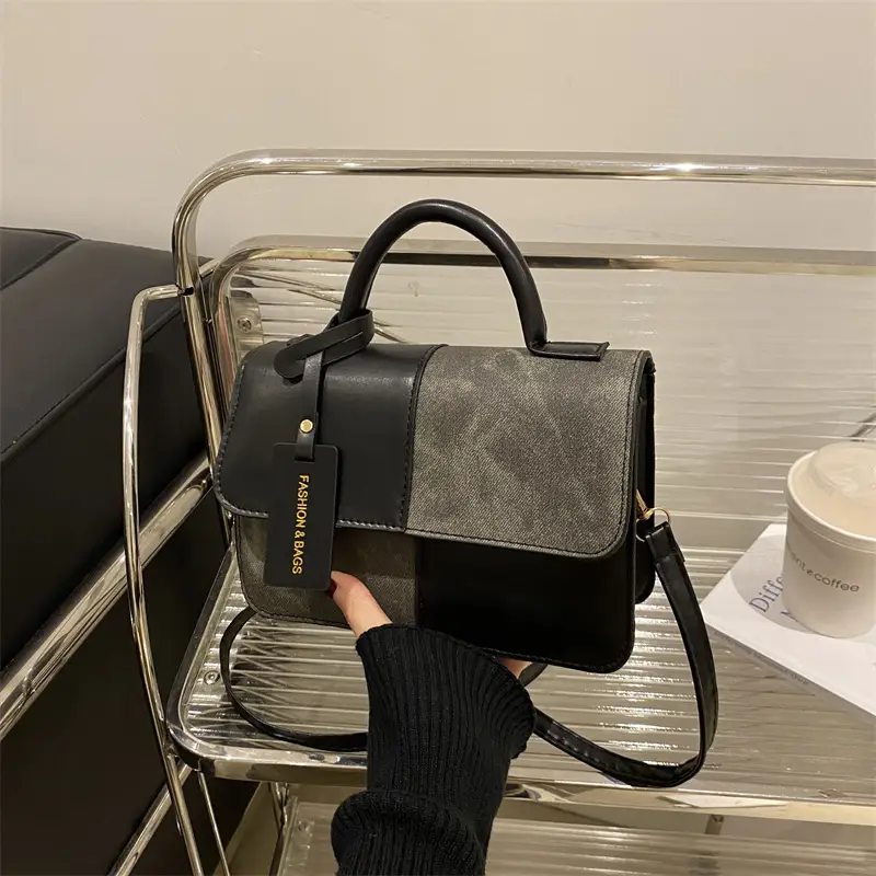 Women's 2024 Winter Commuter Bag Black Grey Grey - Image 6